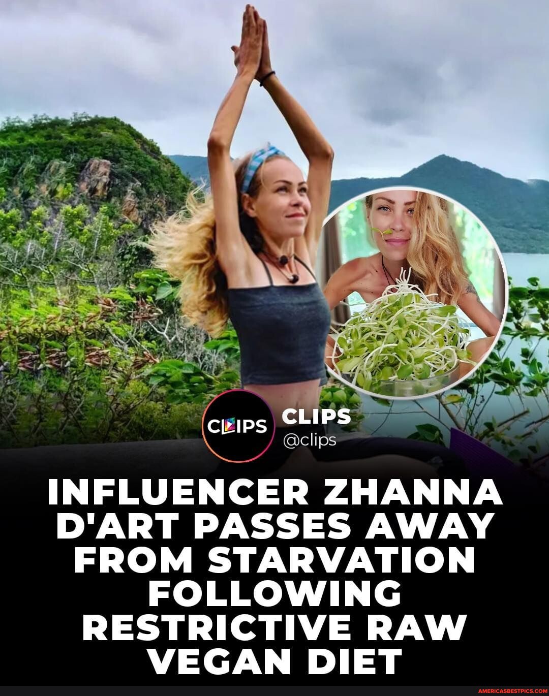 Zhanna Samsonova, aka Zhanna D'Art, a 39-year-old Russian influencer ...