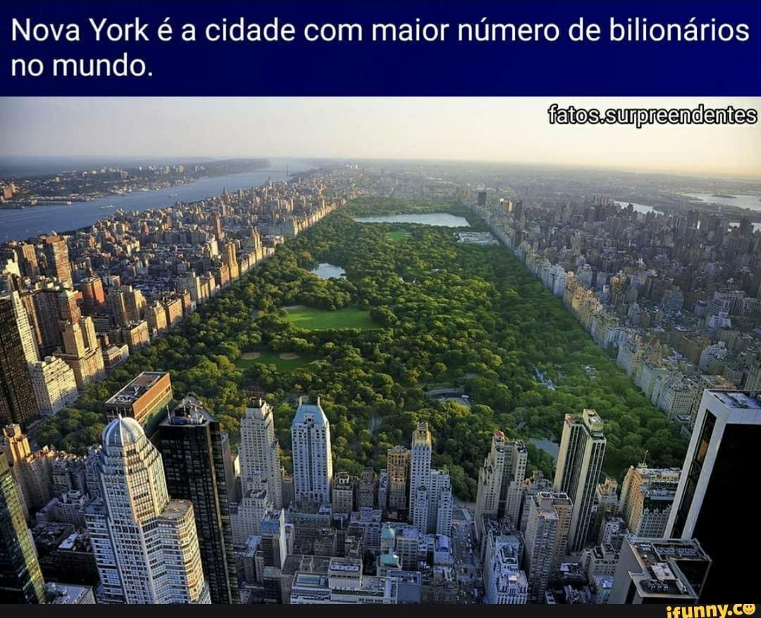 Nova York a cidade com maior número de bilionários no mundo