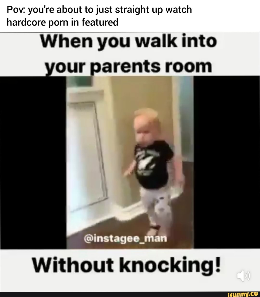 Watch Parents Porn Captions - Pov: you're about to just straight up watch hardcore porn in featured When  you walk into our parents room @instages_man Without knocking! - iFunny  Brazil
