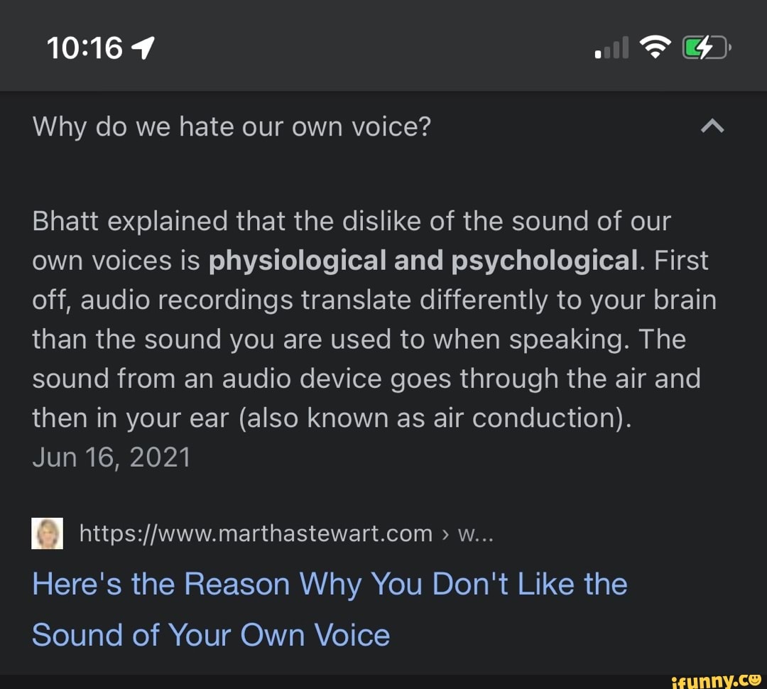 SS Why do we hate our own voice? Bhatt explained that the dislike of