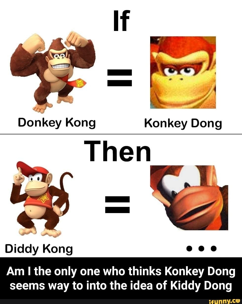 Konkey dong meme