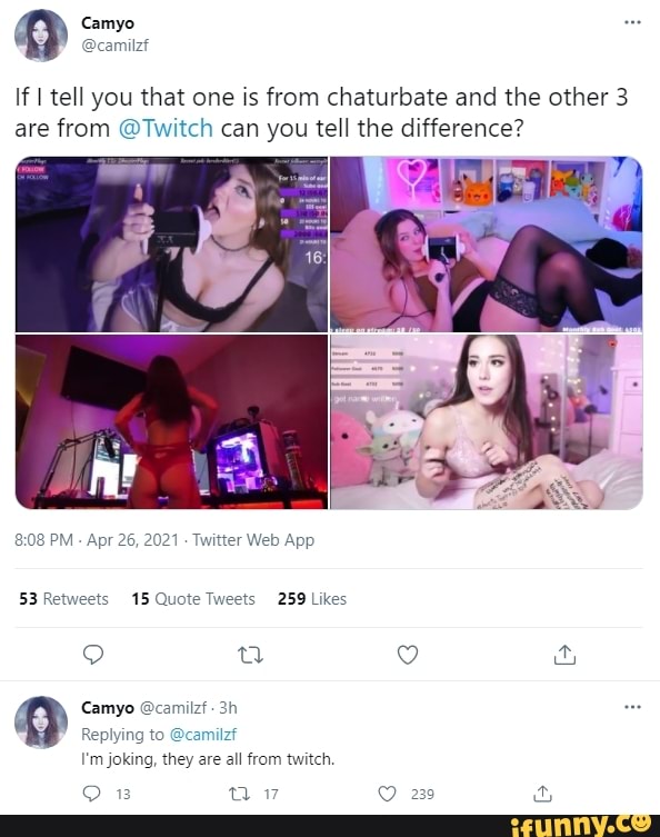 Twitch Streamers On Chaturbate