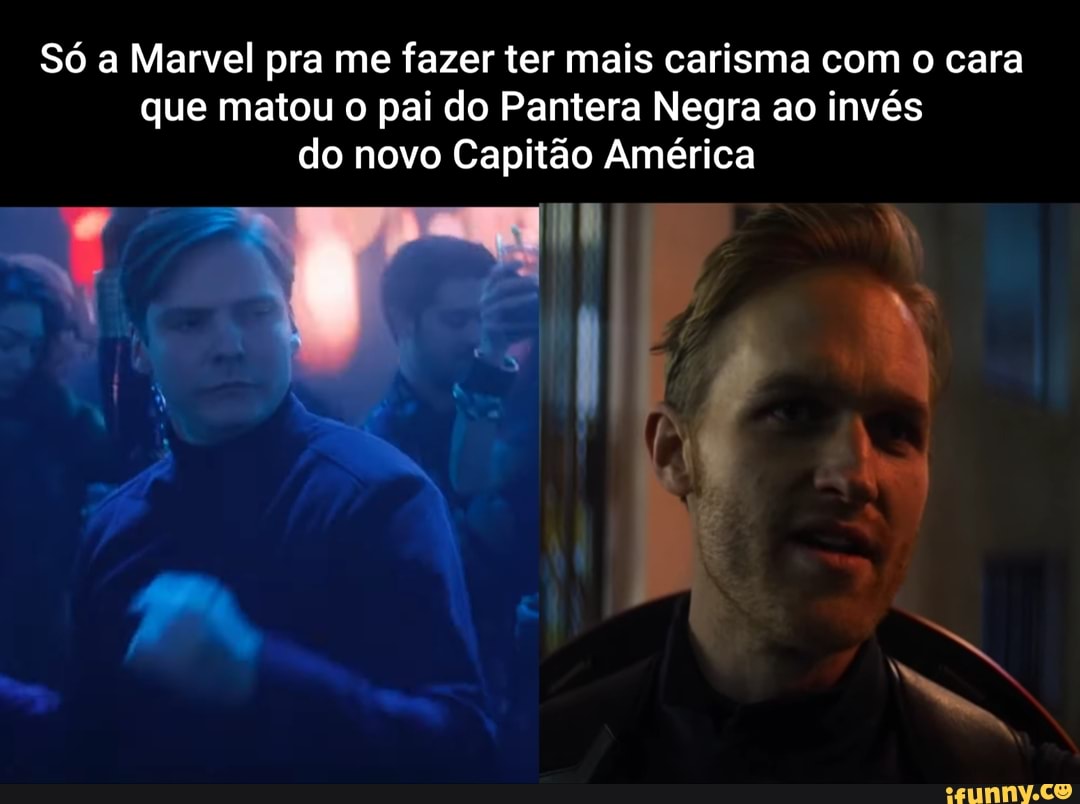 Só a Marvel pra me fazer ter mais carisma com o cara que matou o pai do Pantera Negra ao invés do novo Capitão América