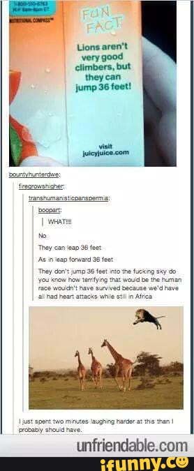 Climbers I They Can Jump 36 Feet Thay Can 36 Fet An Eap Forward 36 Faet