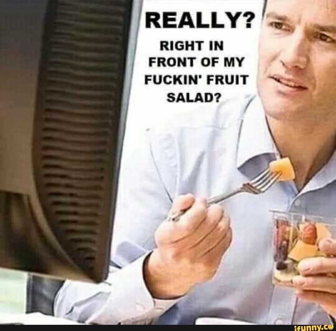 In Front Of My Salad