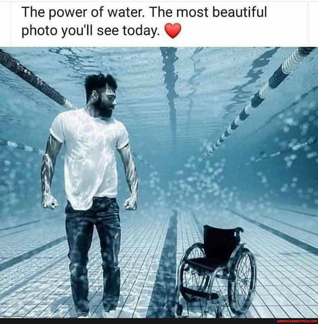 The power of water. The most beautiful photo you'll see today.