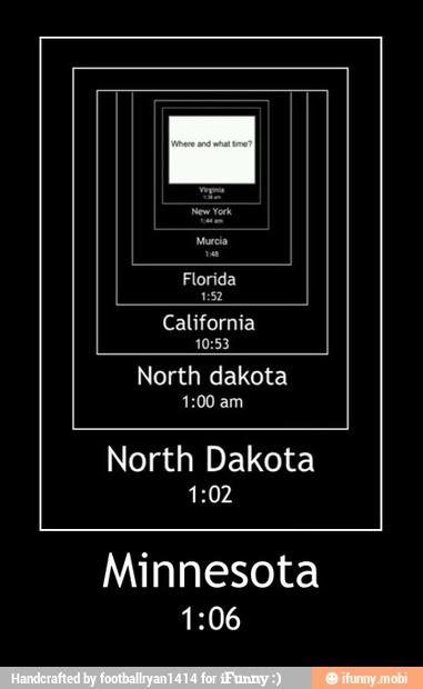 California
North dakota
North Dakota
1:02
Minnesota
1:06 - Minnesota
1:06
