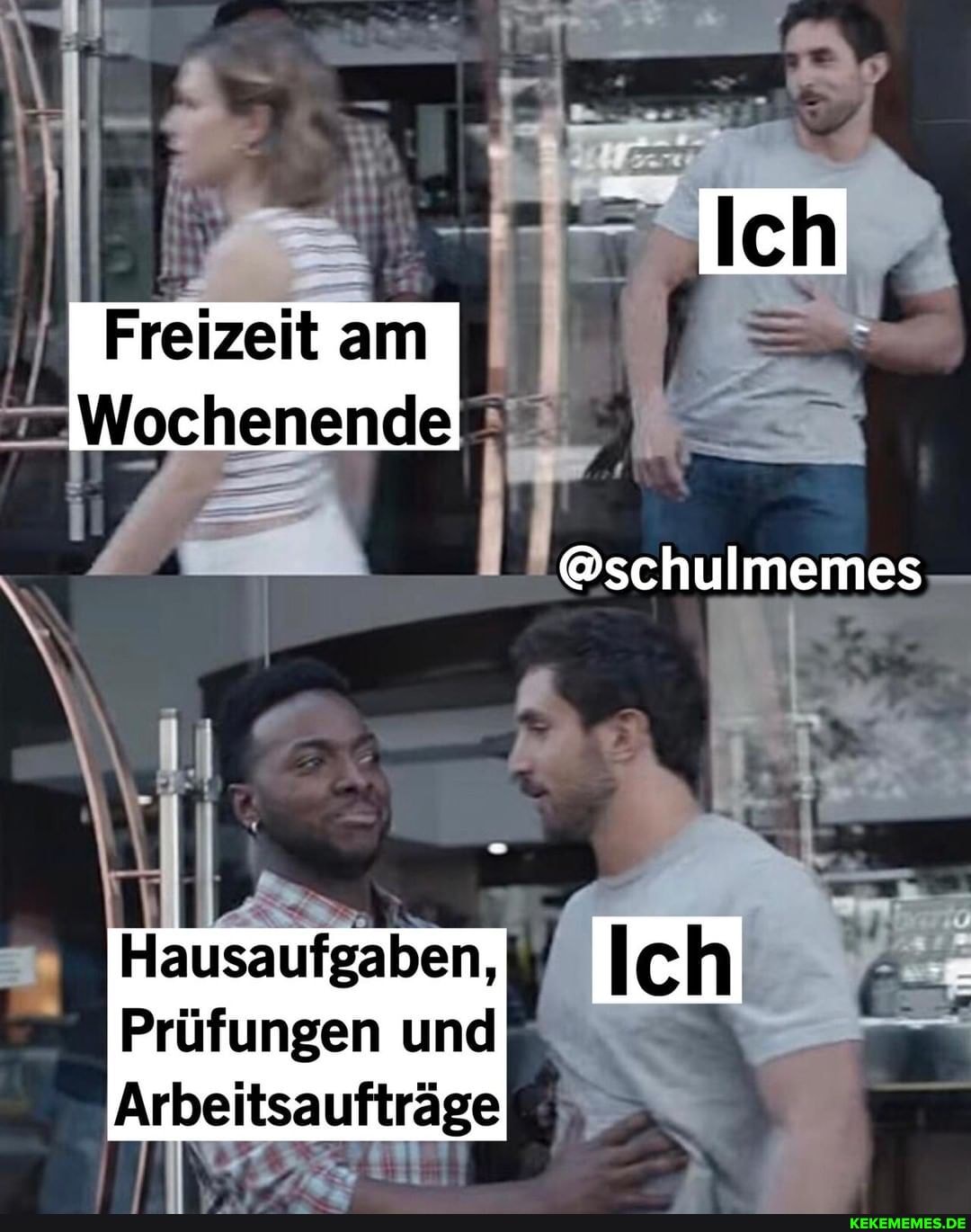 [ch
Wochenende
Hausaufgaben,
Prüfungen und
Arbeitsaufträge