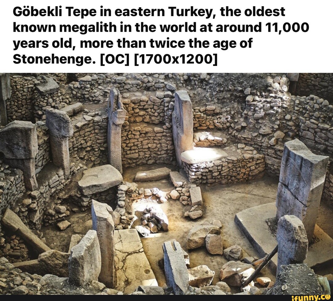 Gobekli Tepe in eastern Turkey, the oldest known megalith in the world ...