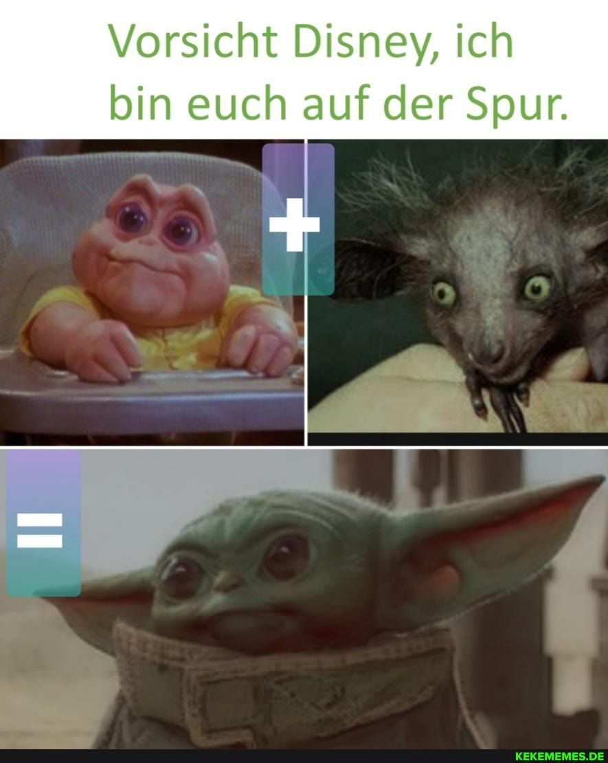 Vorsicht Disney, ich
bin euch auf der Spur.