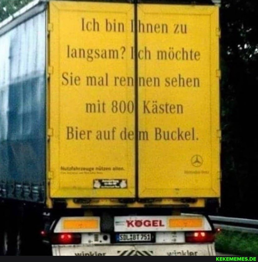 ihn
mal renfnen sehen