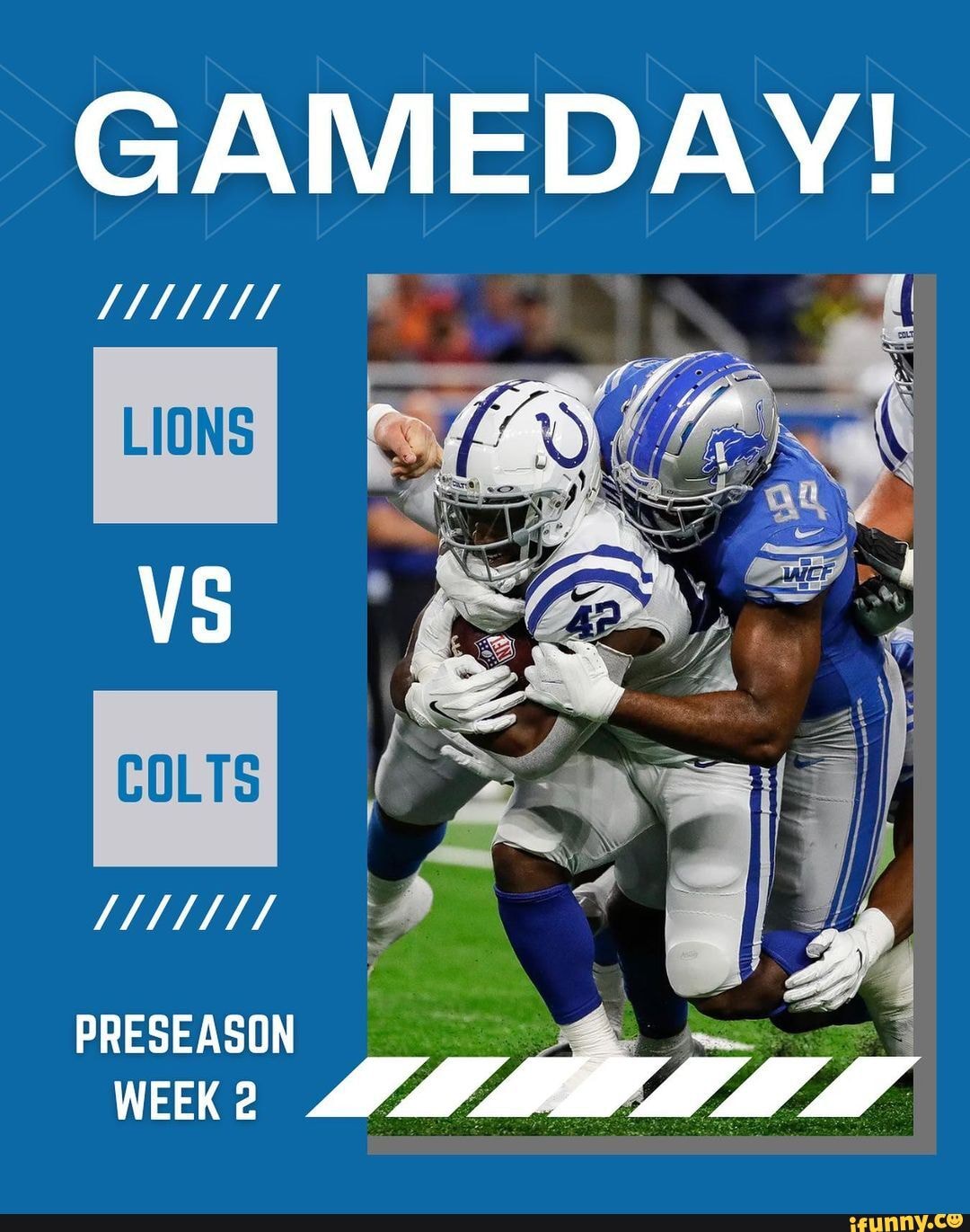 Detroit Lions on X: First #Lions preseason gameday, LET'S GOOOOOO