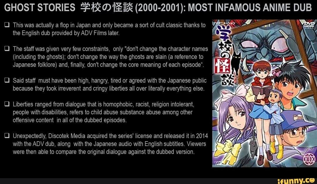 Review Ghost Stories  Anime Amino