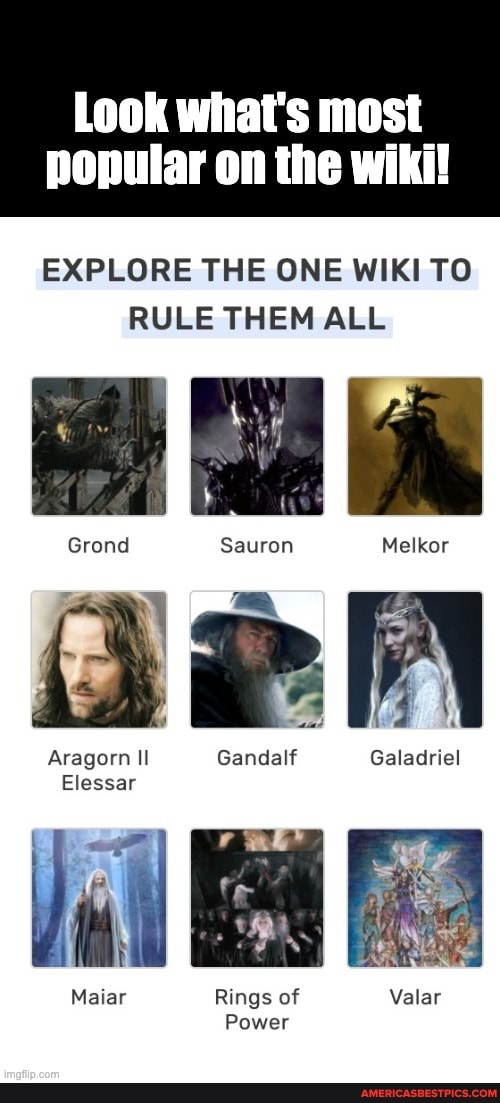 Discuss Everything About The One Wiki to Rule Them All