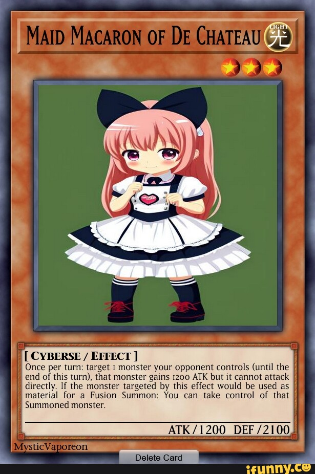 OF De [ CYBERSE / EFFECT ] Once per turn target 1 monster your