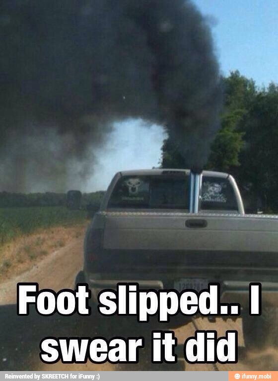 Foot slipped.. I
swear
it'did'