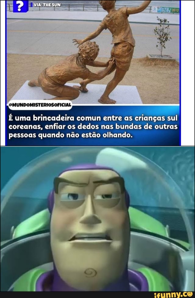 uma brincadeira comun entre as crianças sul coreanas, enfiar os dedos nas bundas de outras pessoas quando não estão olhando.
