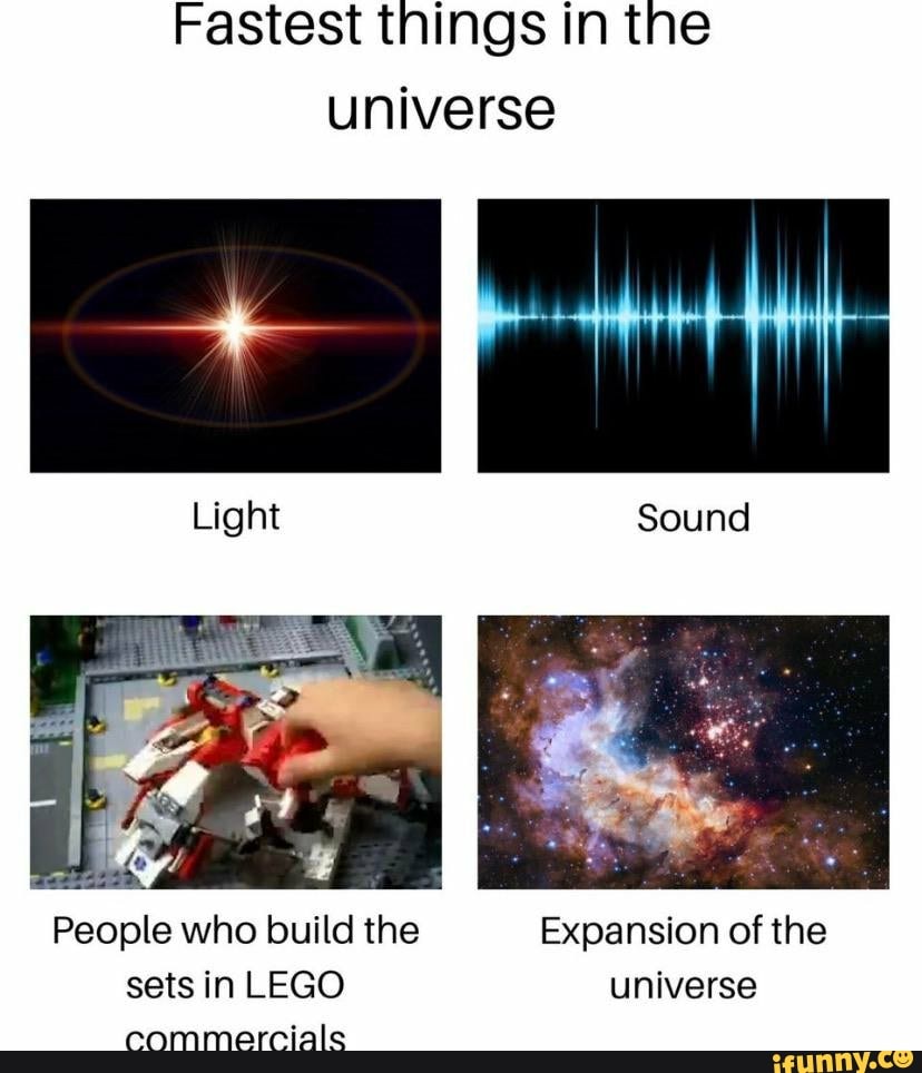 Fastest things in the
universe
People who build the Expansion of the