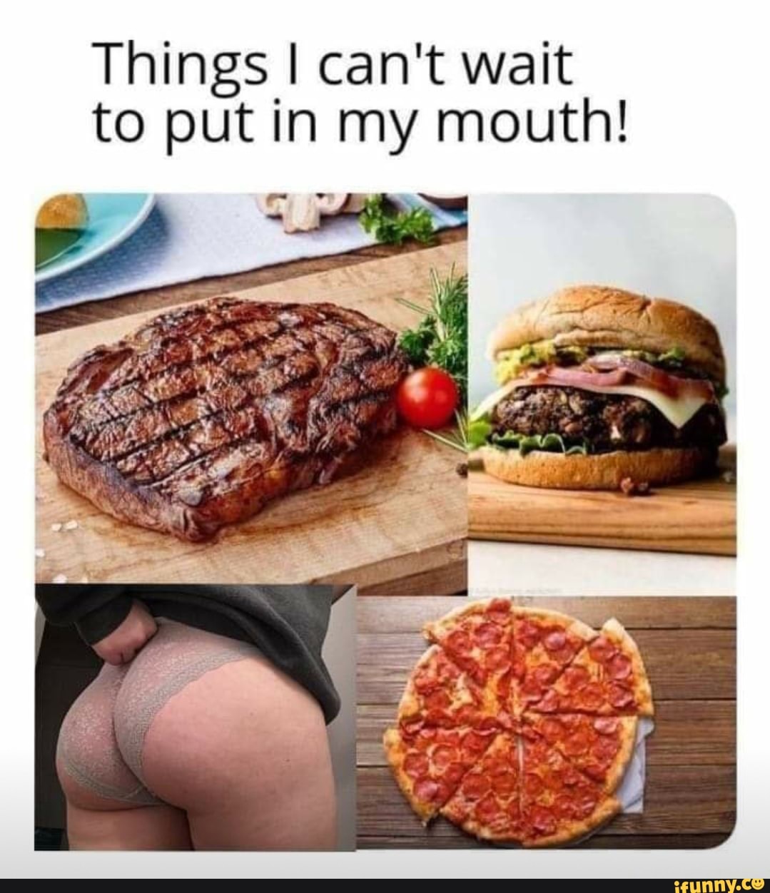 Eating booty meme
