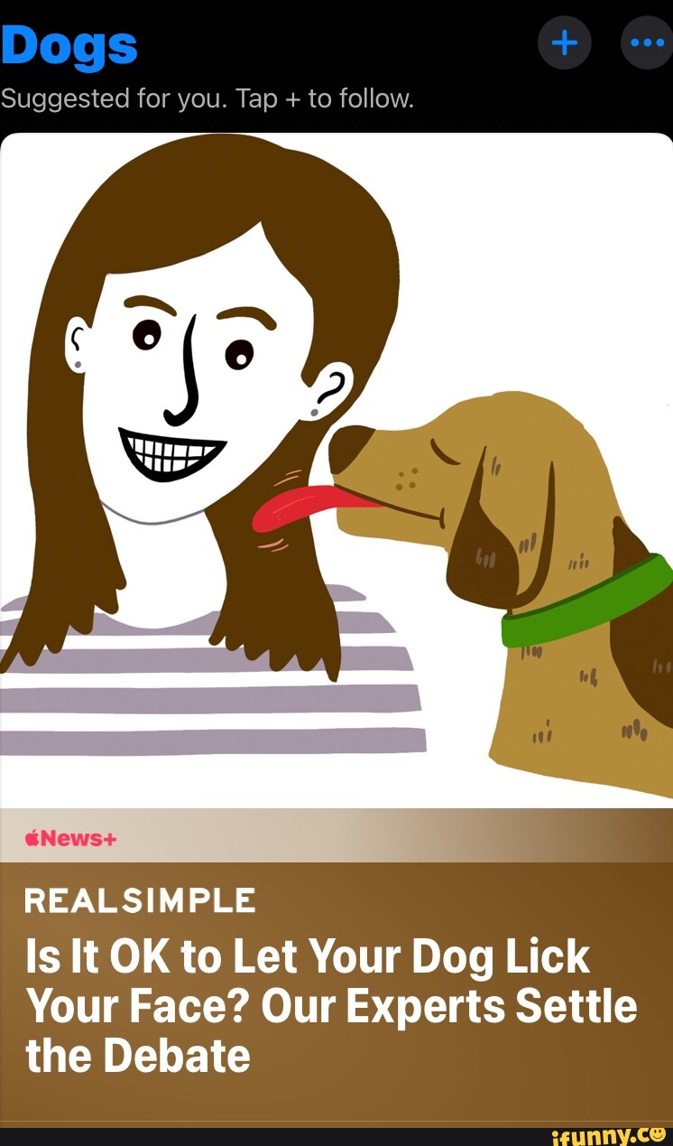 Should You Let Your Dog Lick Your Face