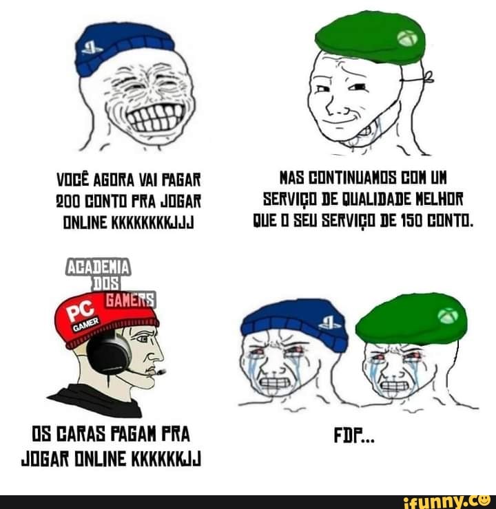 VOCÊ AGORA VAI PARAR NAS CONTINUAMOS GOM UM
200 CONTO PRA JOBAR SERVIÇO DE QUALIDADE MELHOR CINLINE KKKKKKKK QUE SEU SERVIÇO DE 150 GONTO.
OS CARAS PAGAM PRA JOGAR ONLINE KKKKKK