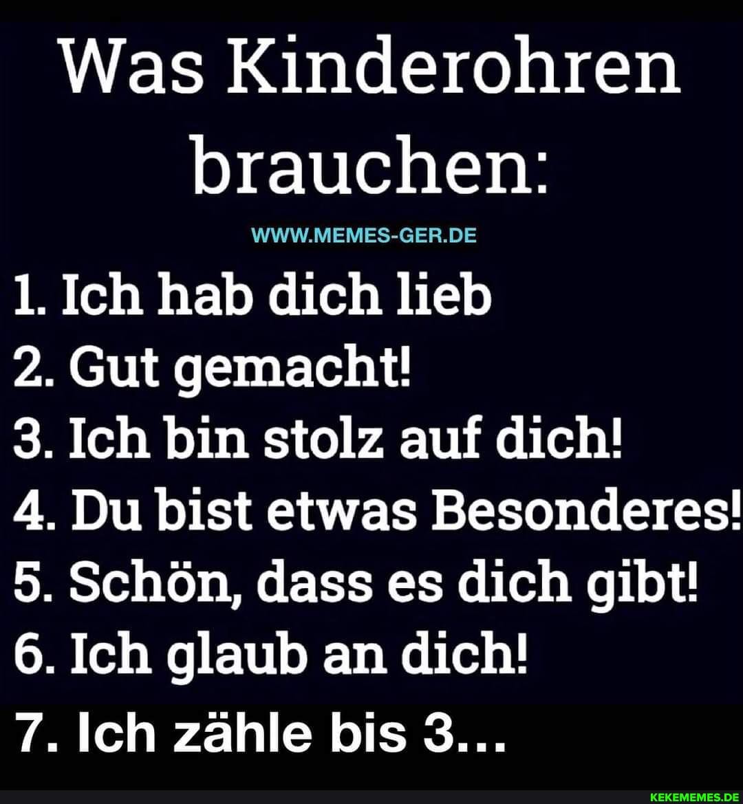 Hab dich lieb schön dass es dich gibt