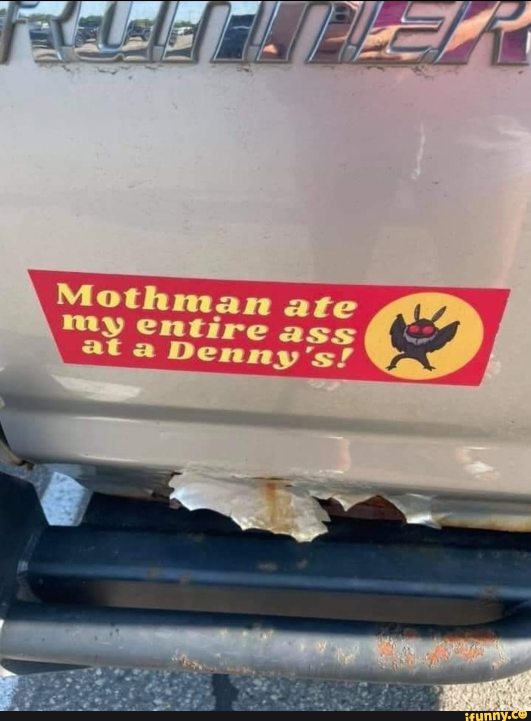 Mothman ate my entire ass ata Denny's/ - iFunny