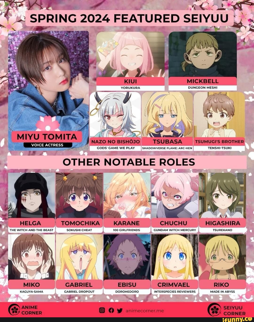 SPRING 2024 FEATURED SEIYUU MICKBELL DUNGEON MESHI NAZO NO TSUMUGIS