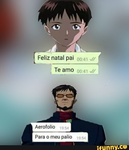 I Feliz natal pai
Te amo
Aerofolio
Para o meu palio