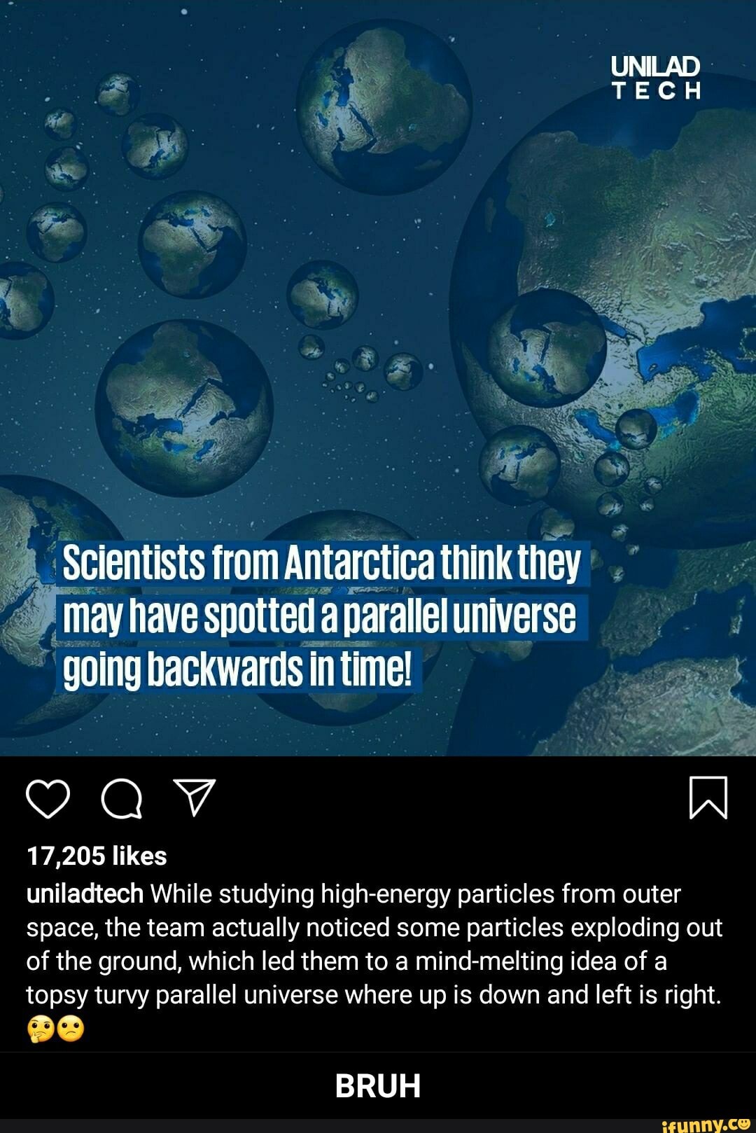 A 'Scientists from Antarctica think they. may have spotted a parallel