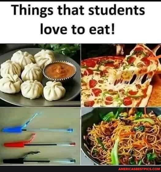 Things that students love to eat!