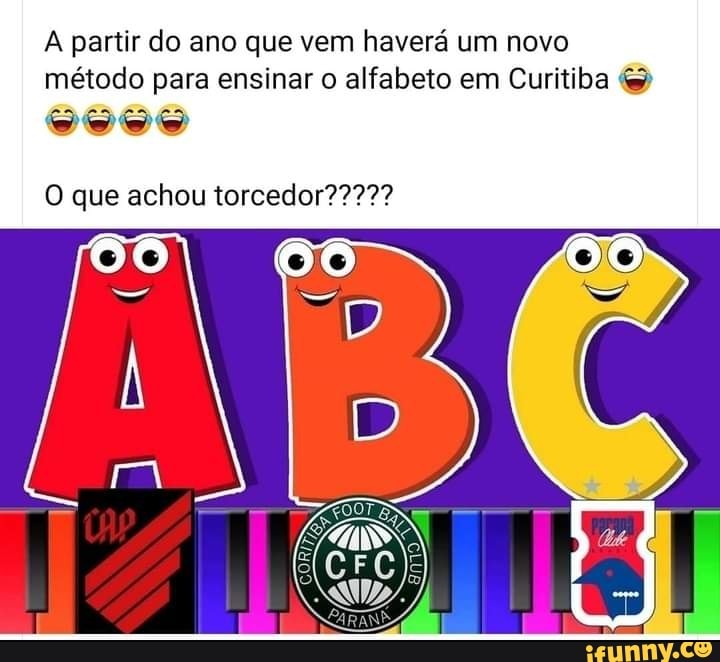 partir do ano que vem haverá um novo método para ensinar alfabeto em Curitiba
O que achou