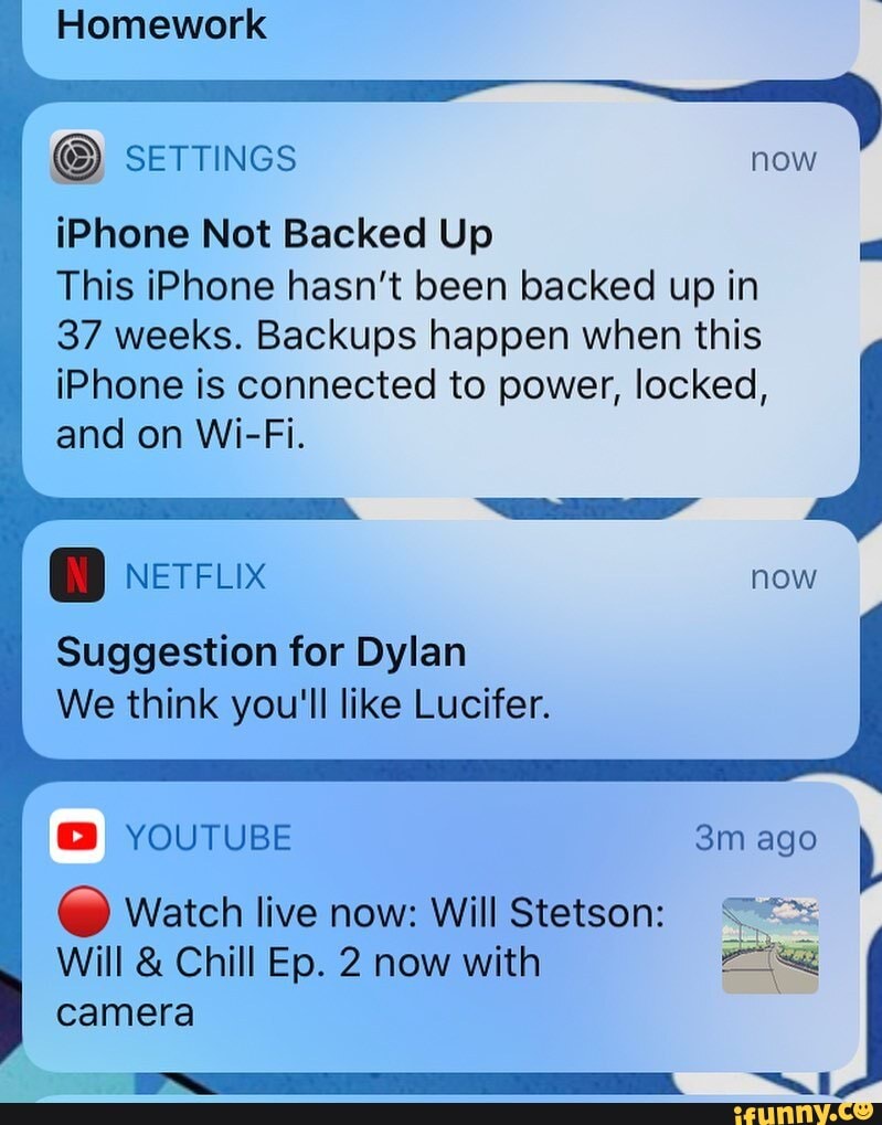 Iphone not backed up что это