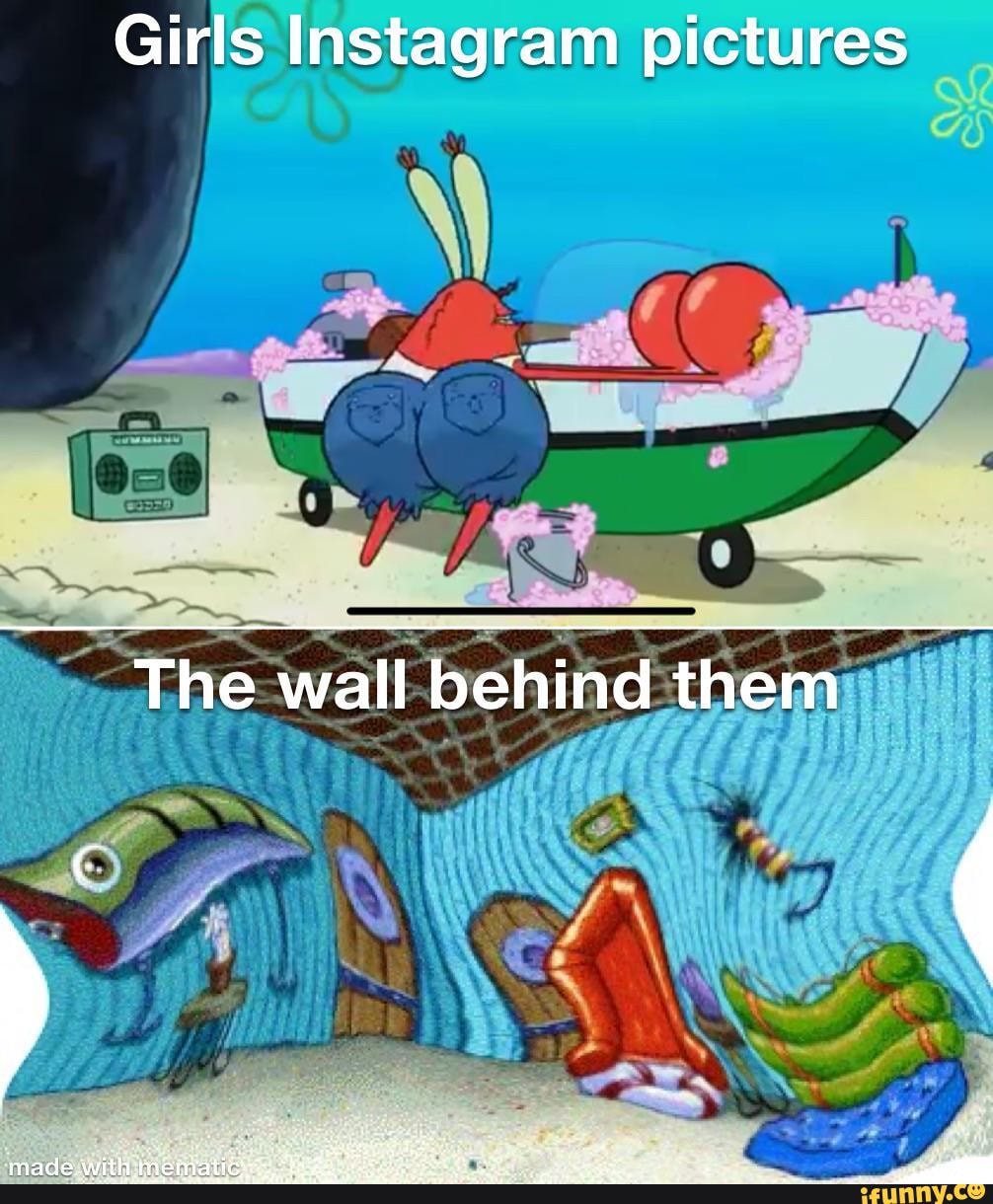 Girls Instagram pictures
The wall behind them
made. with mer