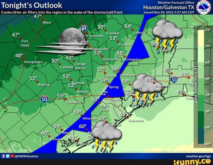 Toht'. Outlook Weather Forecast Office air 'the region in the wake of the front \M CI Waco