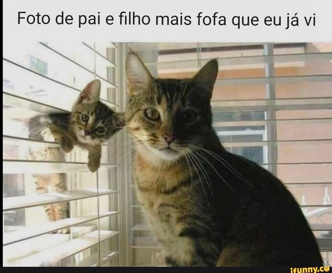 Foto de pai e filho mais fofa que eu já vi