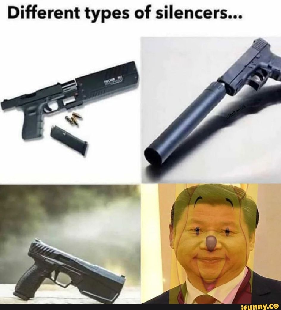 Different types of silencers...