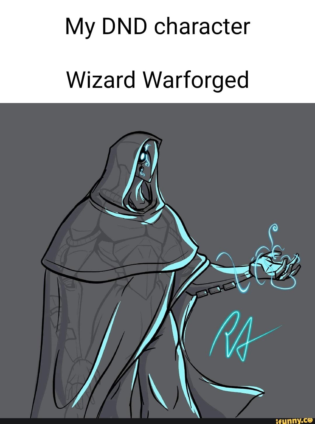 dandd warforged wizard