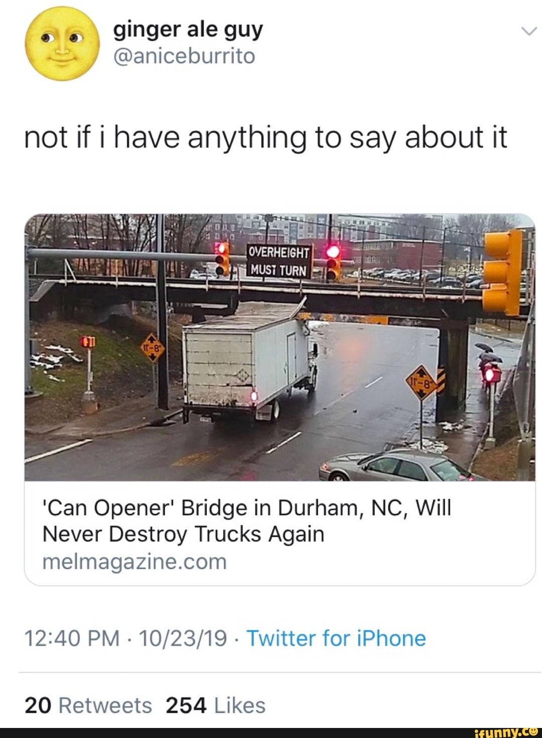 Not if i have anything to say about it 'Can Opener' Bridge in Durham