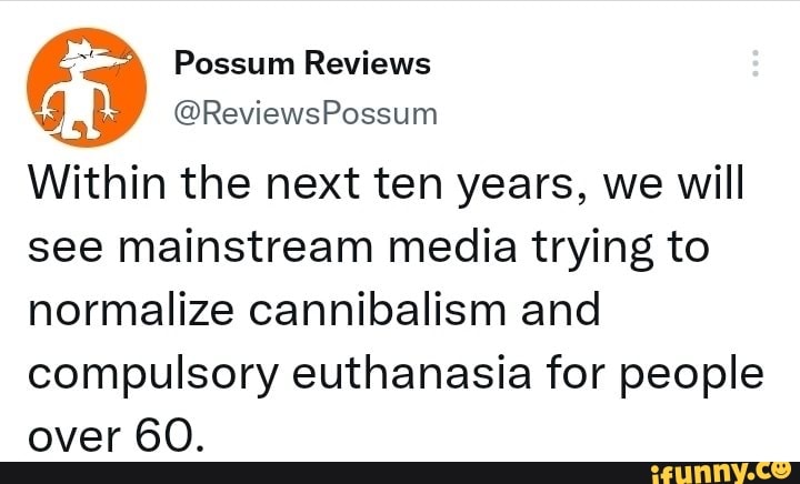 Possum Reviews @ReviewsPossum Within the next ten years, we will see