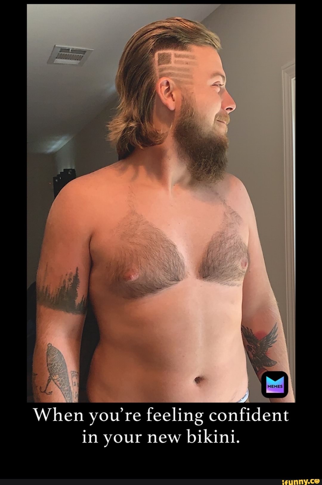 Le When you're feeling confident in your new bikini ...