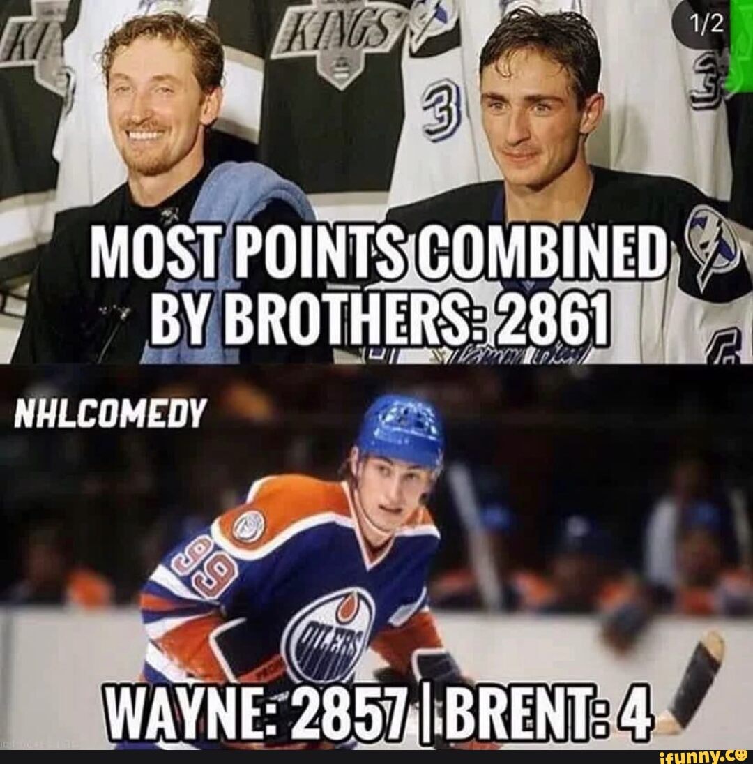 Highest scoring brother combos in NHL history: Gretzkys (2861 pts