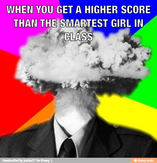 WHEN YOU GET A HIGHER SCORE