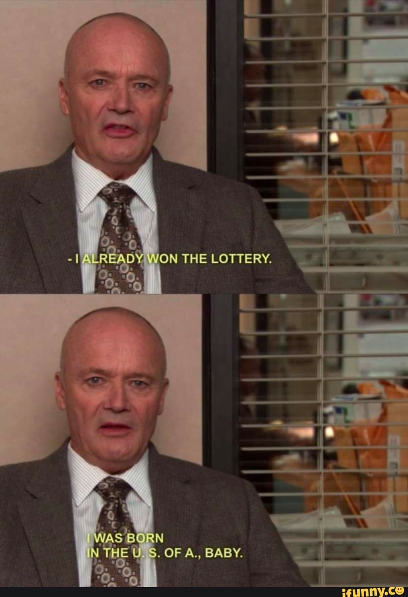 WON THE LOTTERY.