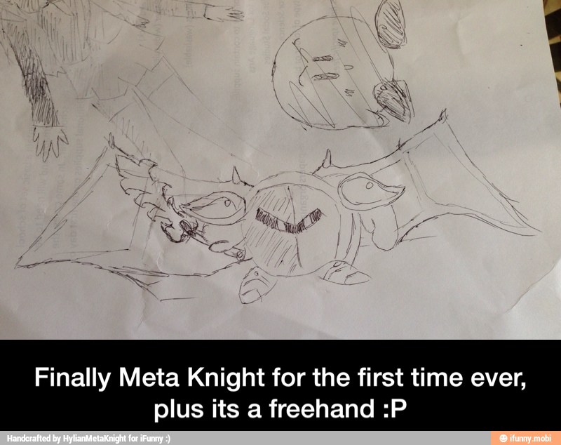 Finally Meta Knight for the first time ever,
plus its a freehand :P - Finally Meta Knight for the first time ever, plus its a freehand :P