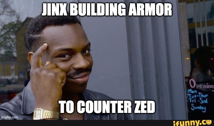 ~AS\ fom
JINK 'BUILDING ARMOR
TOCOUNTER ZED