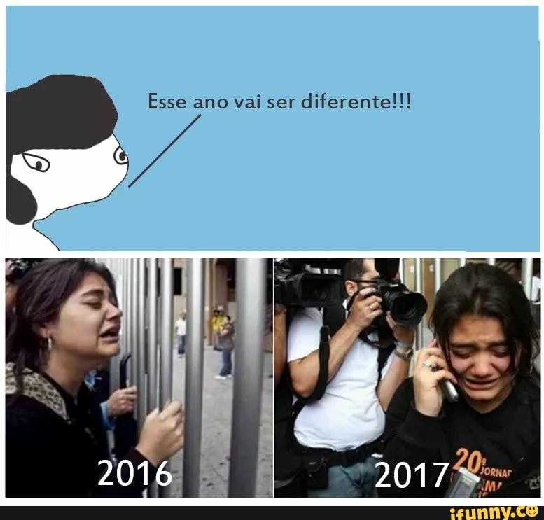 Esse ano vai ser
diferente!!!