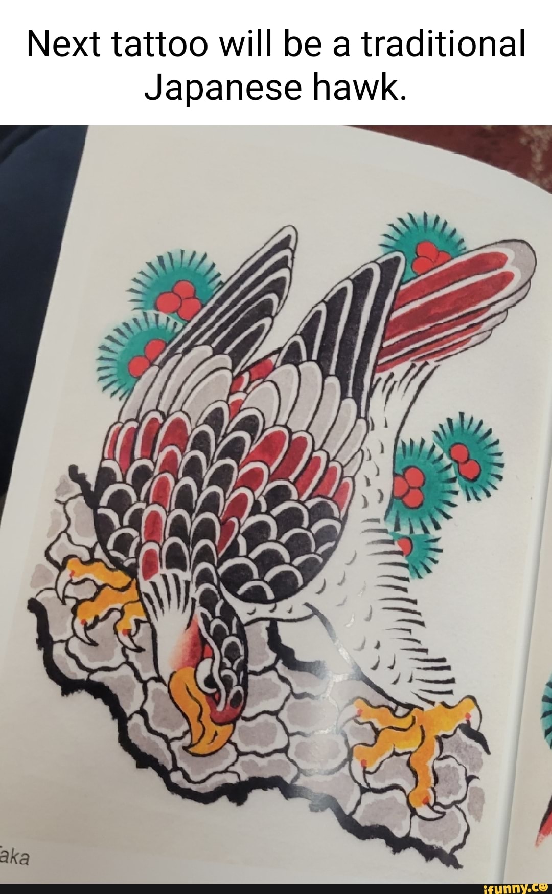 japanese hawk sleeve by Carl Sebastian TattooNOW
