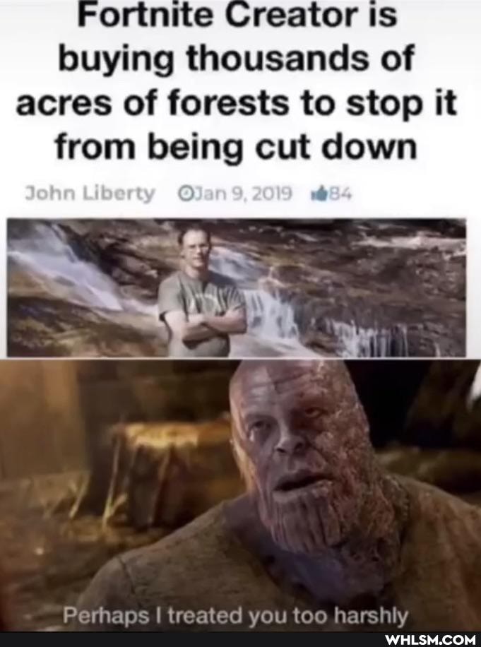 IS
buying thousands of acres of forests to stop it from being cut down
wart