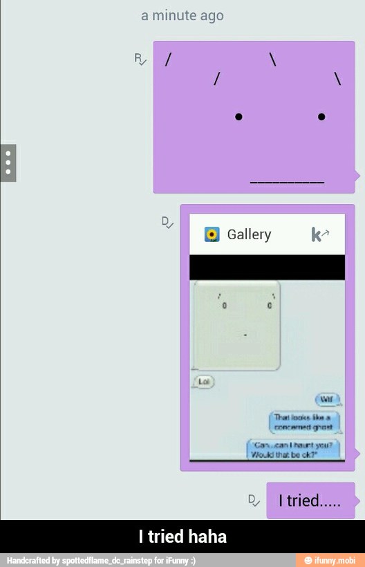 I tried haha